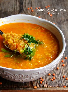 zupa z czerwonej soczewicy