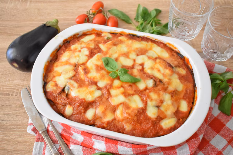 Zapiekanka z bakłażanami "Parmigiana di melanzane"