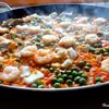 Paella z krewetkami