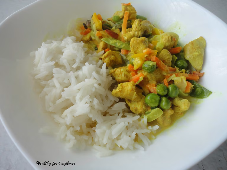 Curry z kurczakiem i warzywami