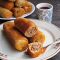 Krokiety z mięsem z rosołu