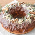 Babka miodowa z czekoladową polewą