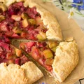 Rustykalna tarta z rabarbarem