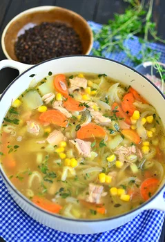 Zupa z tuńczykiem