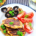 Grillowane burgery z warzywami