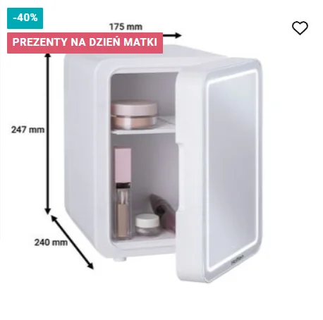 Zdjęcie Biedronka sprzedaje kosmetyczny hit 40% taniej! Ta lodówka to gorący trend wśród blogerek urodowych #2