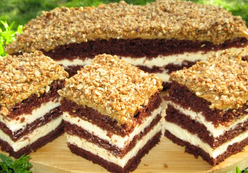 HIT! Rewelacyjny Sernik przekładany, z kajmakiem i prażonym słonecznikiem-pyszne ciasto na każdą okazję+ FILM