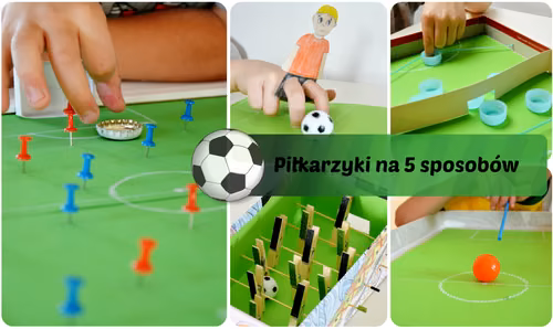 Zróbmy sobie piłkarzyki, czyli nasz własny domowy, kartonowy mundial w pięciu wersjach