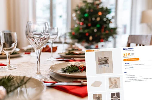 Ten obrus z Action to HIT na święta! Elegancja i prostota w jednym, a cena? Tylko 32,95 zł