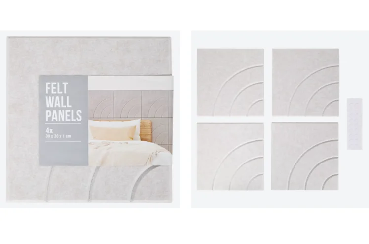 Zdjęcie Te filcowe panele z Action za 15 zł to metamorfoza ściany bez remontu w 30 minut! Naturalne kolory, lepsza akustyka, a montaż to pestka #2