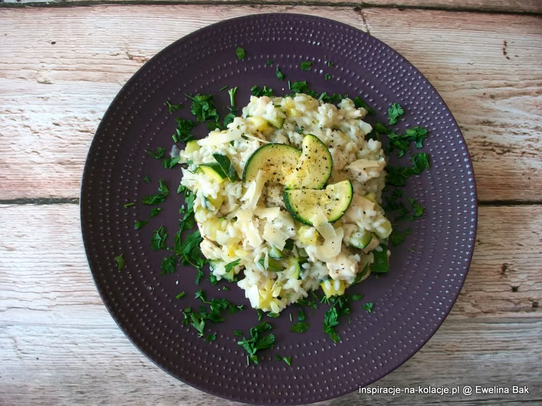 Risotto z cukinią