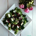 Salatka ze szpinakiem i granatem