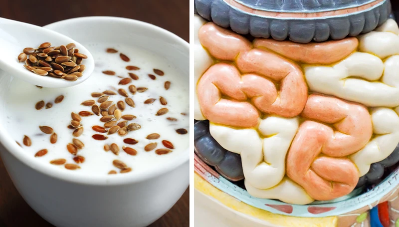 Kefir z dodatkiem siemienia lnianego. 3-tygodniowy DETOKS JELIT