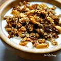 Domowa granola jabłkowa z orzechami