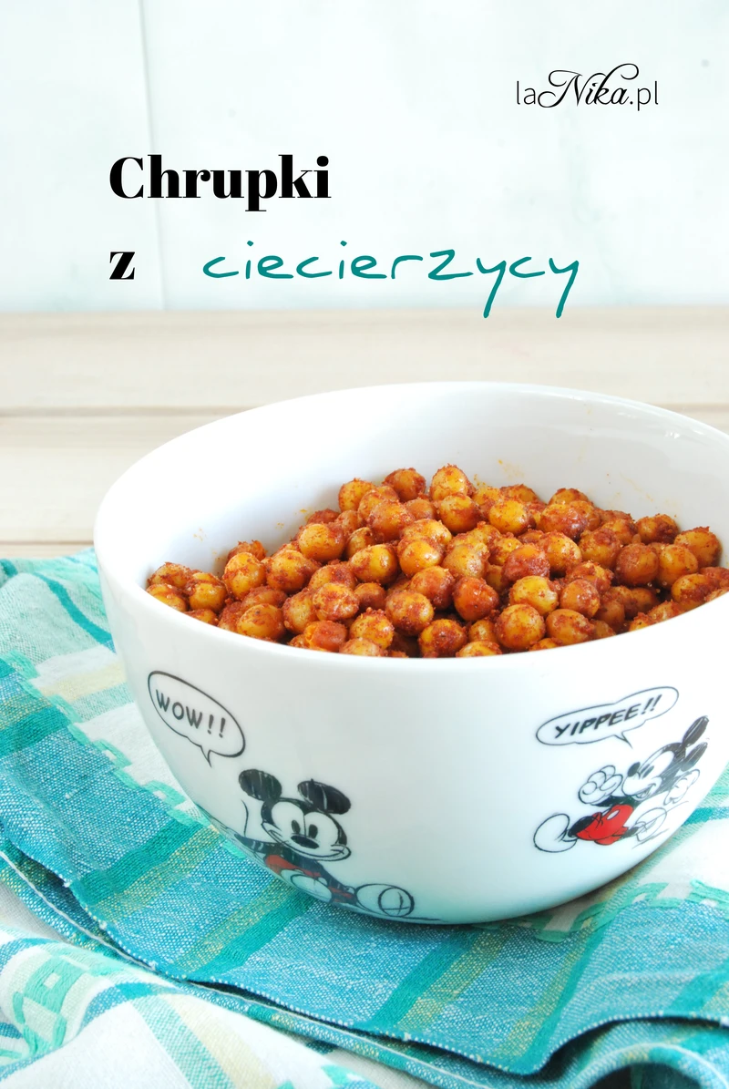 Chrupki z ciecierzycy - zdrowa przekąska