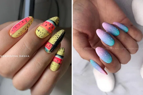 Najlepsze pomysły na kolorowe paznokcie 2019