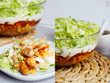 Imprezowa sałatka gyros (7 składników)
