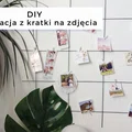 DIY Dekoracyjna kratka na zdjęcia • origamifrog.pl