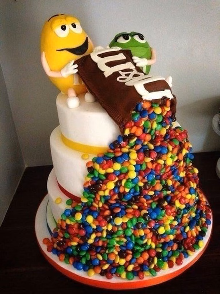 Torcik z m&m's