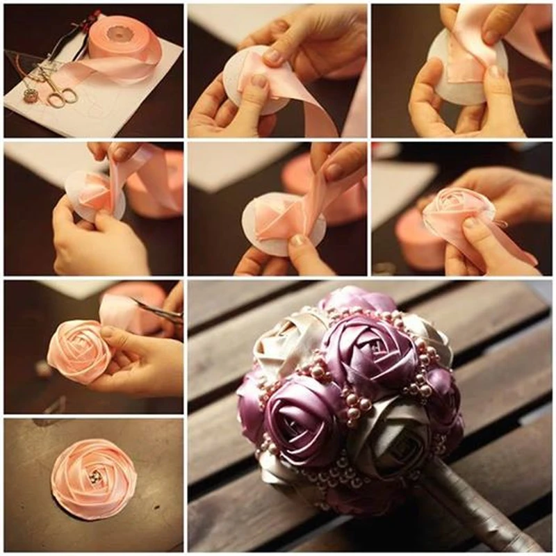 Dekoracje z materiału - diy