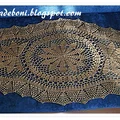 Złoty bieżnik owalny 90/50cm w poradniku krok po kroku:-)