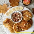 Placuszki bananowe z orzechami