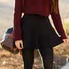 Czarna spódniczka + sweter
