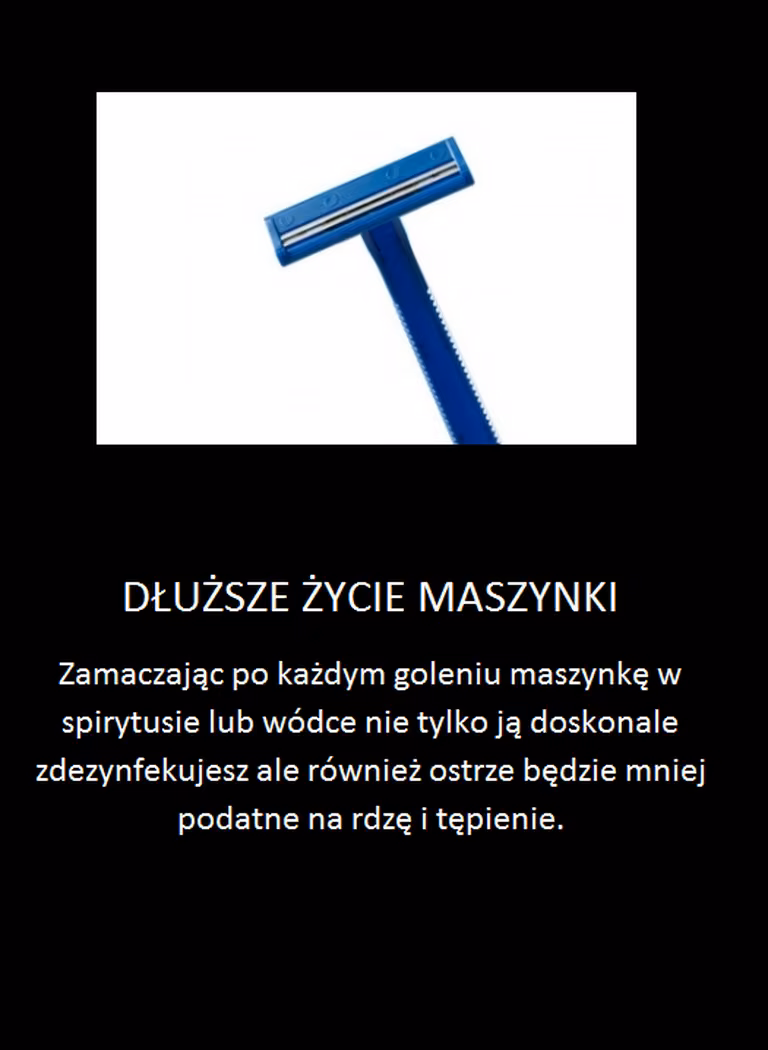 Świetny trik na dłuższe życie maszynki