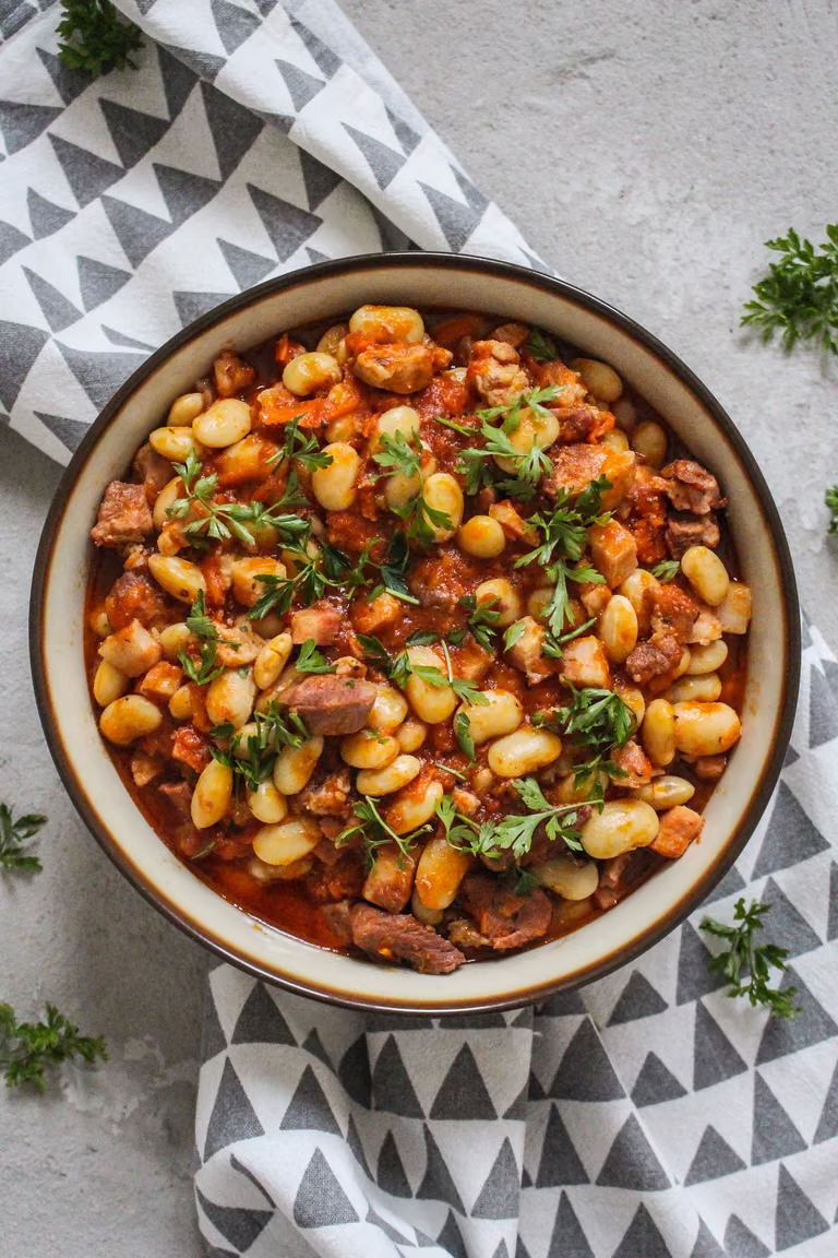 Cassoulet - francuski gulasz z fasolką