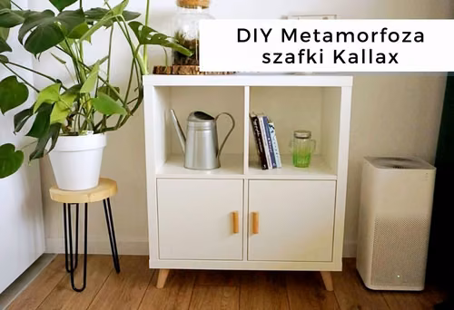 DIY Metamorfoza szafki Kallax z Ikei • origamifrog.pl
