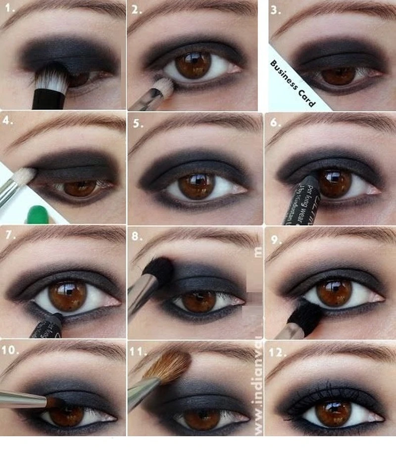 Piękny smokey eye