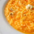 Risotto z kremem z marchewki i gorgonzoli