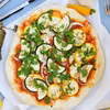 Pizza z kolorową cukinią
