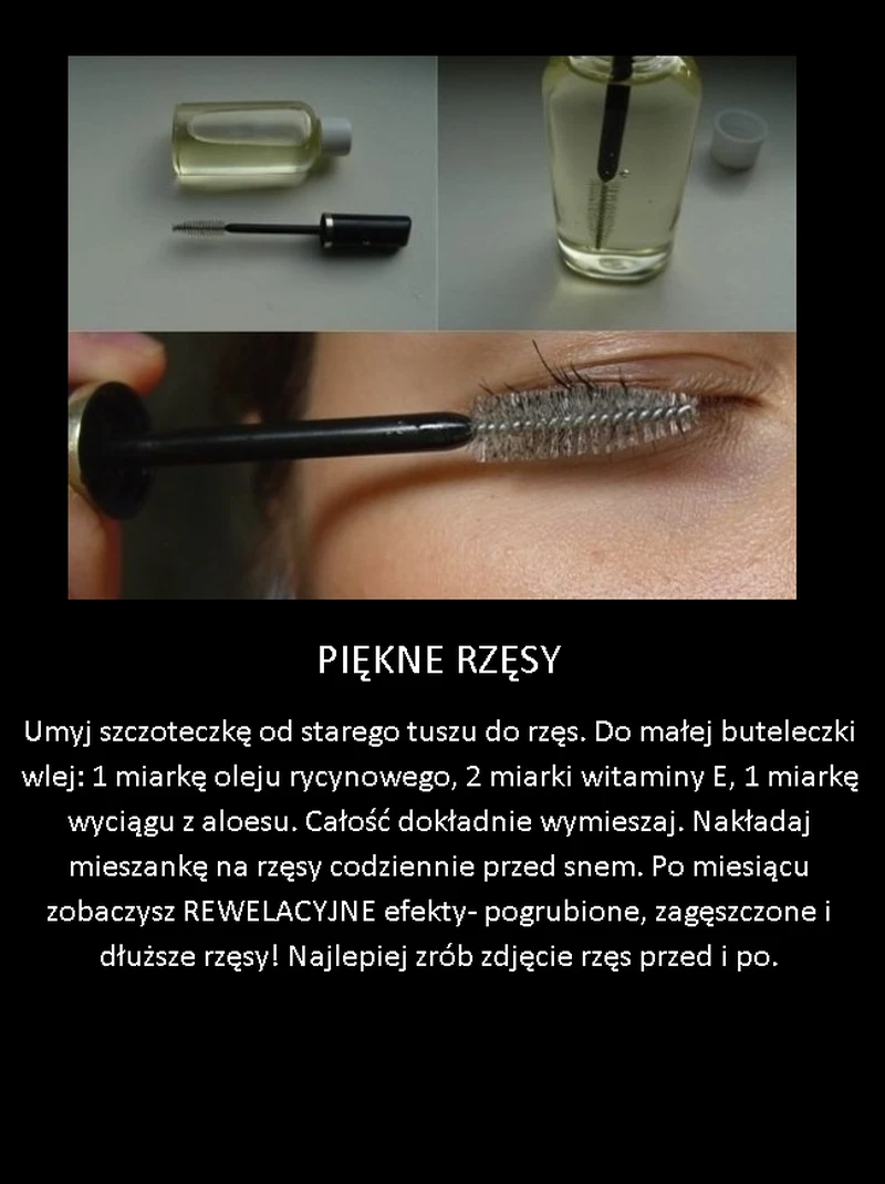 Rewelacyjny sposób na piękne rzęsy!