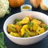 Jesienny kurczak curry z dynią i kalafiorem