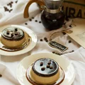 Kawowa panna cotta z sosem karmelowym