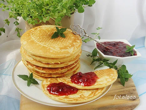 Pancakes waniliowe