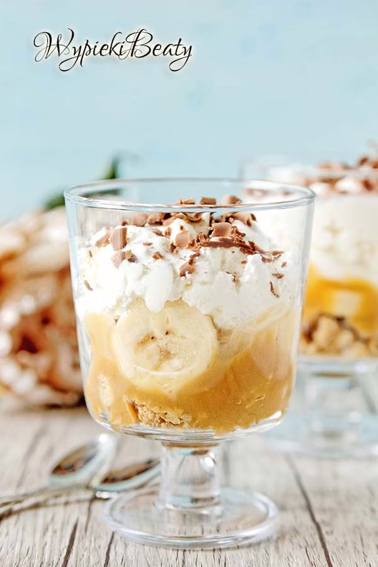 Banoffee w szklankach