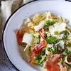 Spaghetti z groszkiem zielonym