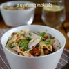 Makaron penne z wędzoną makrelą i suszonymi pomidorami