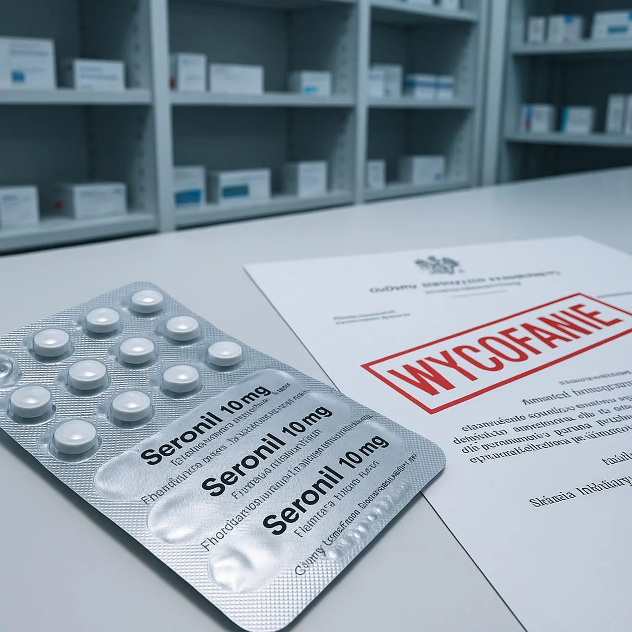 GIF natychmiast wycofuje Seronil 10 mg z aptek – sprawdź, czy masz skażoną serię!
