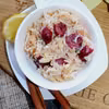 Ryż z jabłkiem i wiśniami