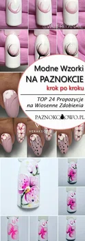 Modne Wzorki na Paznokcie Krok po Kroku – TOP 24 Ciekawe Propozycje na Wiosenne Zdobienia