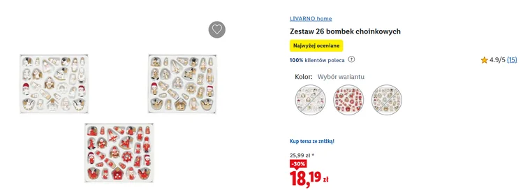 Zdjęcie Te zawieszki z Lidla robią furorę na choinkach! To powrót do przeszłości za 18 zł, a efekt zachwyca #1