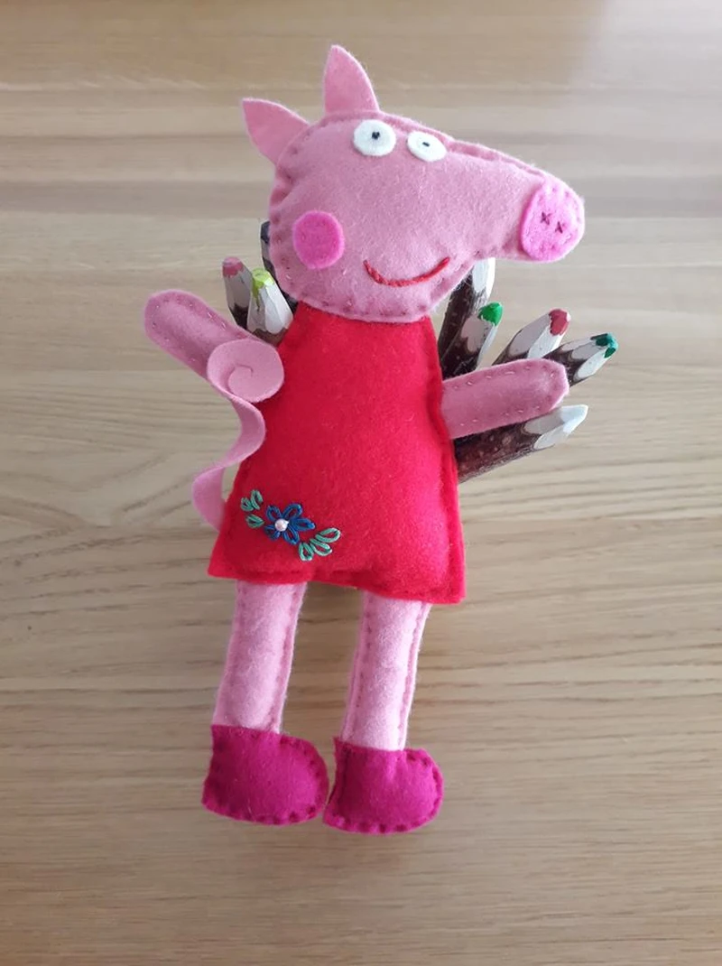 Świnka Peppa z filcu