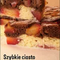 Szybkie ciasto ze śliwkami