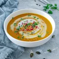 Zupa krem z dyni z mleczkiem kokosowym