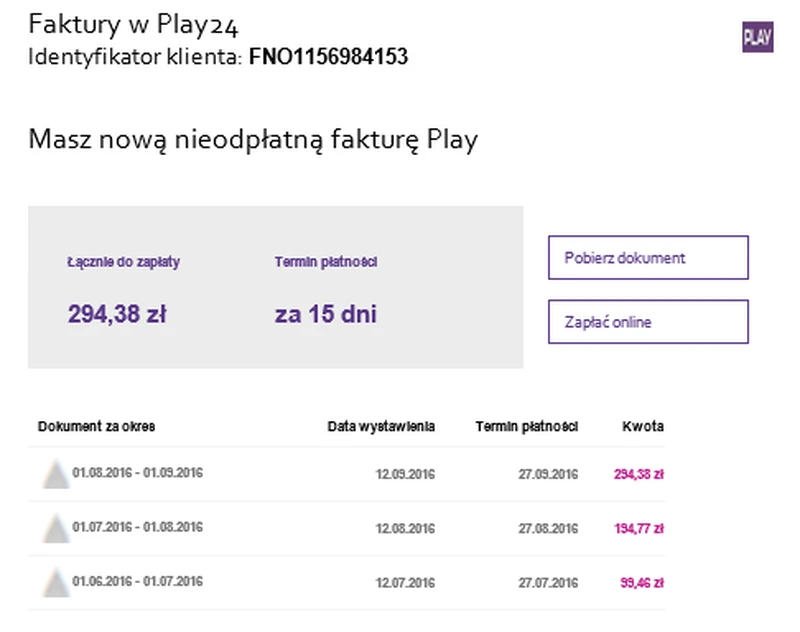 UWAGA NA OSZUSTÓW! KTOŚ ROZSYŁA FAŁSZYWE FAKTURY PLAY!