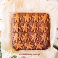 Piernikowe brownie z pierniczkami