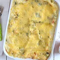 Lazania (lasagne) ze szpinakiem, dwoma serami i... rodzynkami :)